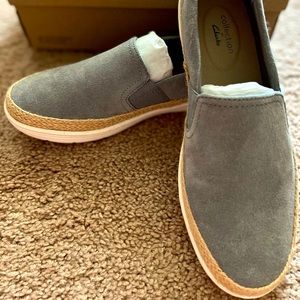 BRAND NEW CLARKS SLIP ON